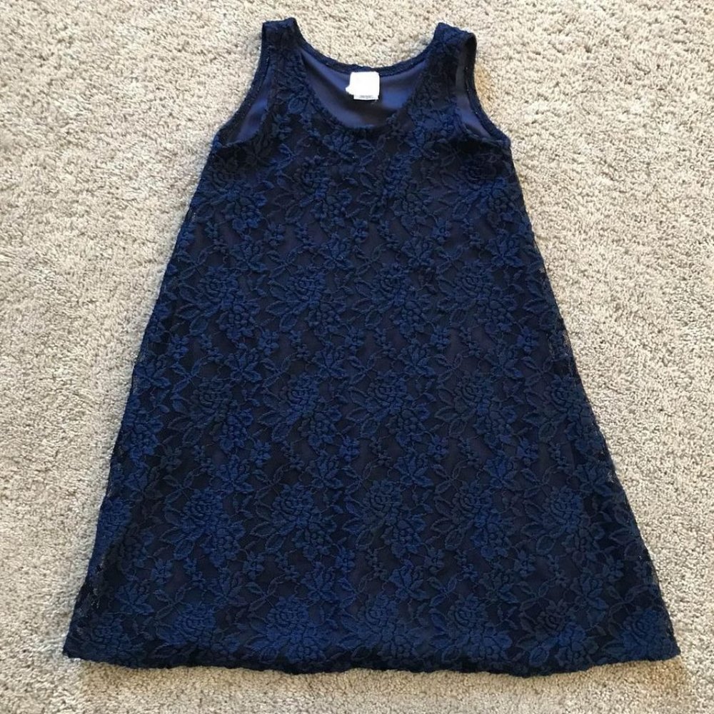 Rolla Coster girls size 8 sleeveless blue dress